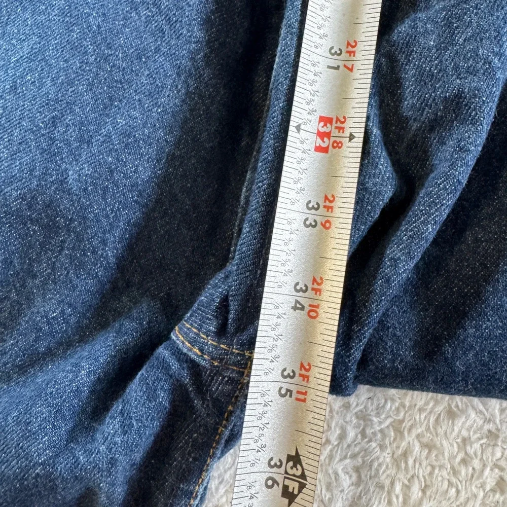 Vtg Levis 505 Orange Tab Jeans Mens 34x35 Blue Made in USA Straight 36x34 Tag